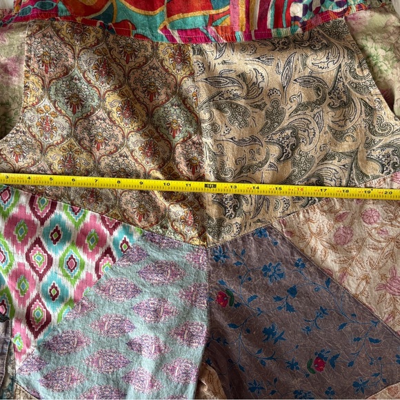 Colorful Boho Loose Patchwork Overalls - Picture 6 of 8